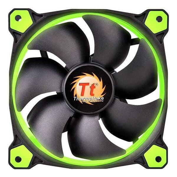 Wentylator Thermaltake Riing 12 LED Zielony (CL-F038-PL12GR-A) 726817 4717964400727
