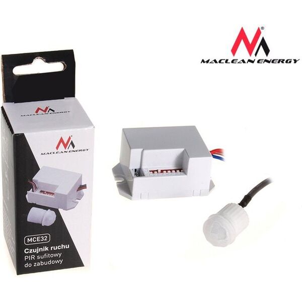 Maclean Czujnik ruchu pir z zew sensorem 800W 360° (MCE32) 718876 5903292802893