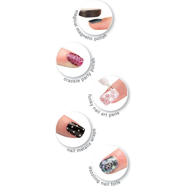 Rio Zestaw do pielęgnacji paznokci Complete Nail Art Glits & Glamour (RIO NADG) 754560 5019487083944