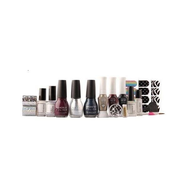 Rio Zestaw do pielęgnacji paznokci Complete Nail Art Glits & Glamour (RIO NADG) 754560 5019487083944