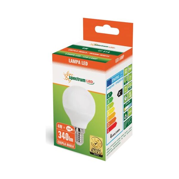 Spectrum żarówka LED, E14, 230V, 4W (WOJ13030) 779738 5907418734938