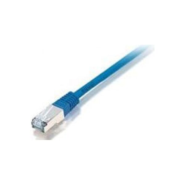 Equip Patchcord, S/FTP, Cat6A, PIMF, HF, 1m, niebieski (605830) 792488 4015867152409
