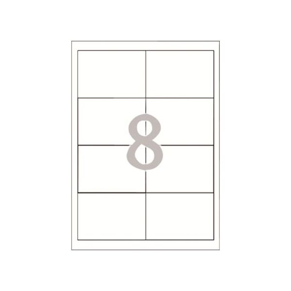 Avery Zweckform Papier do Wydruku Etykiet, 100 arkuszy (3660) 832440 4003630009265