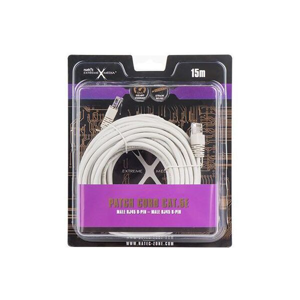 Natec Patchcord, Cat.5e, 15m (NKA-0349) 843886 5908257125178