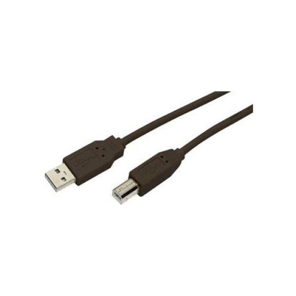Kabel USB MediaRange USB-A - USB-B 3 m Czarny (MRCS103) 819345 4260057126498