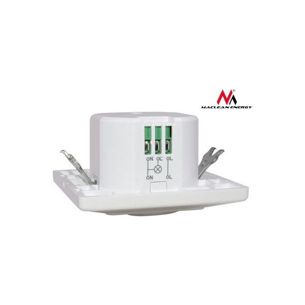 Maclean Czujnik ruchu mikrofalowy do puszki MCE132 1200W zasięg 5m-15m (MCE132) 868674 5901436822189