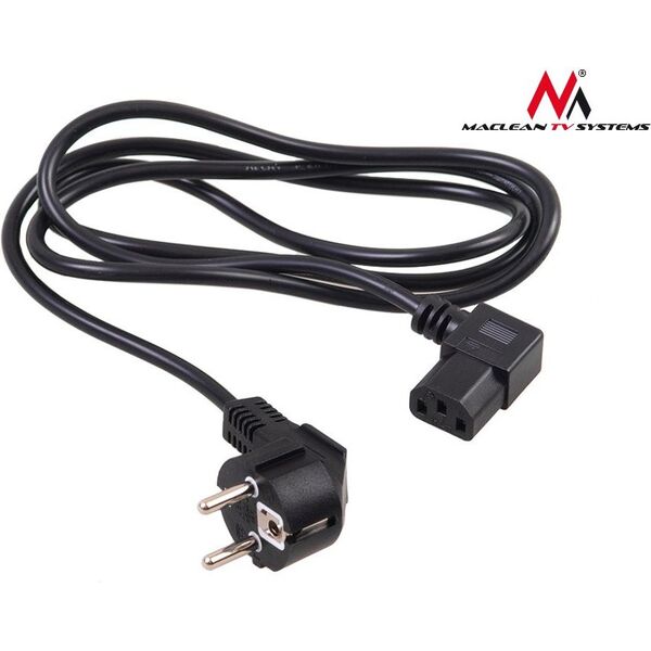 Kabel zasilający Maclean MCTV-804 3-pin 5m wtyk EU 869044 5902211102458