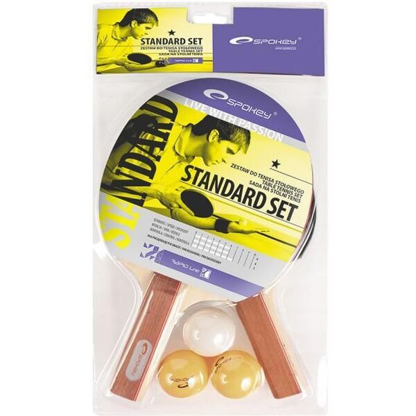 Spokey Zestaw do tenisa stołowego Standard Set r. uniw (81813) 881206 5907640818130