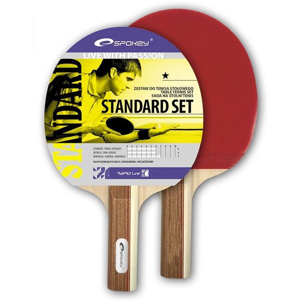 Spokey Zestaw do tenisa stołowego Standard Set r. uniw (81813) 881206 5907640818130