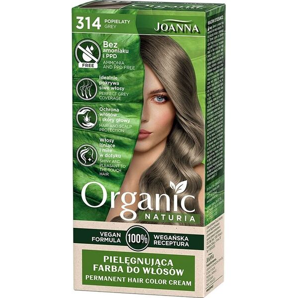 Joanna Naturia Organic Farba nr 314 Popielaty 889108 5901018020224