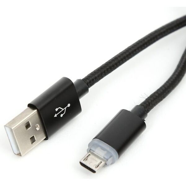 Kabel USB Omega USB-A - microUSB 1 m Czarny (OUAMFMB) 929606 5907595434614
