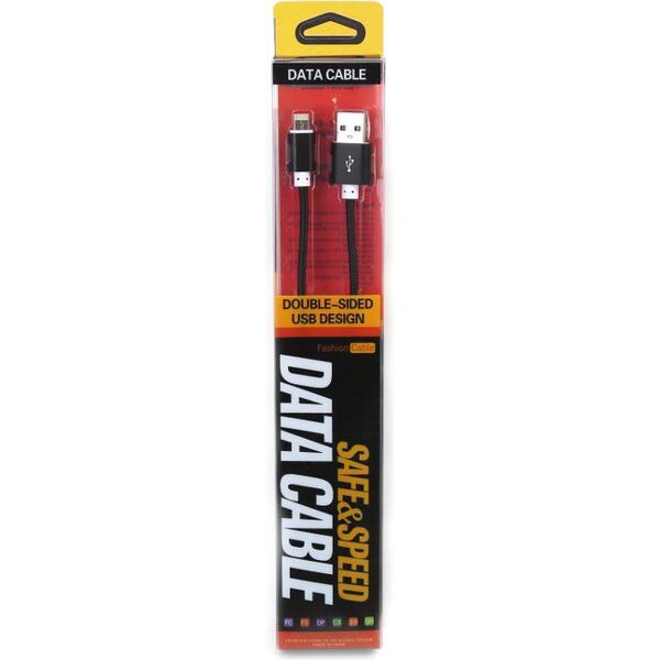 Kabel USB Platinet USB-A - Lightning 1 m Czarny (PUCDPFB1B) 929607 5907595434744