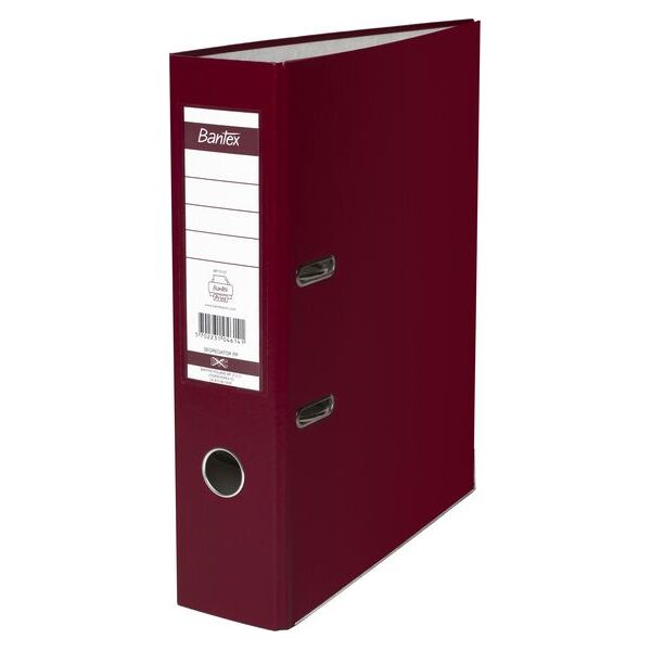Segregator Bantex XXL dźwigniowy A4 80mm bordowy (104614) 951381 5702231046141
