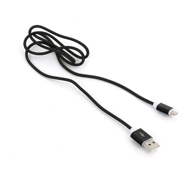 Kabel USB Platinet USB-A - Lightning 1 m Czarny (PUCDPFB1B) 929607 5907595434744