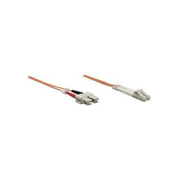 Intellinet Network Solutions Patchcord światłowodowy, LC - SC, Multimode OM1, 1m (471251) 945047 766623471251