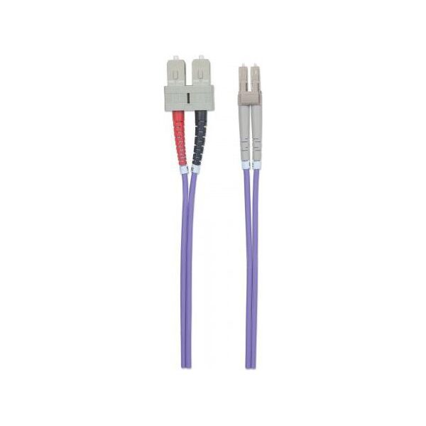 Intellinet Network Solutions Kabel światłowodowy LC - SC 2m Fioletowy (750929) 1009251 766623750929