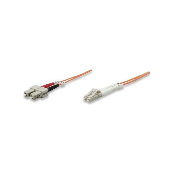 Intellinet Network Solutions Światłowód Krosowy, Duplex, Wielomodowy LC/SC 2M (471268) 1041568 766623471268