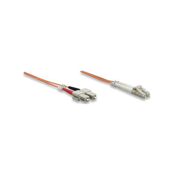 Intellinet Network Solutions Światłowód Krosowy, Duplex, Wielomodowy LC/SC 2M (471268) 1041568 766623471268
