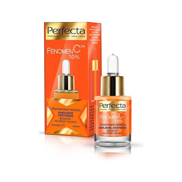 Perfecta Fenomen C 10% Booster Wyrównanie kolorytu, nawilżenie, odżywienie na dzień i noc 15ml 1044708 5900525042248