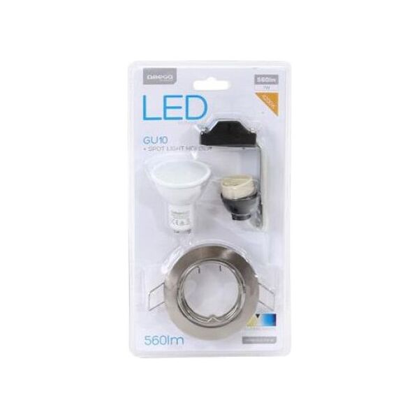 Omega LED Spot Light Holder Round Nickel 1064982 5907595434928