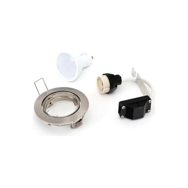 Omega LED Spot Light Holder Round Nickel 1064982 5907595434928