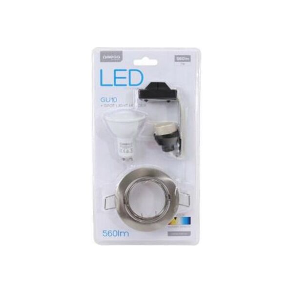 Omega LED Spotlight Holder Round Nickel 1064983 5907595434911