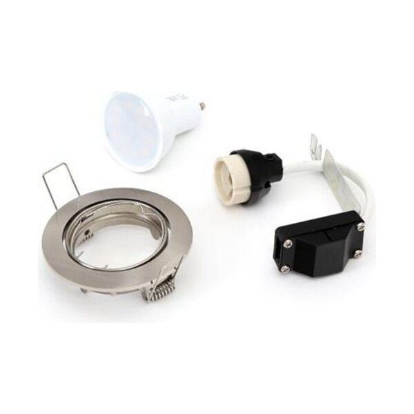 Omega LED Spotlight Holder Round Nickel 1064983 5907595434911