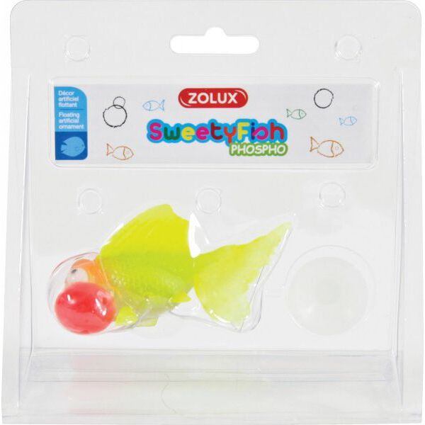 Zolux Dekoracja akwarystyczna SweetyFish Phospho Rybka Bubble 1106454 3336023520919