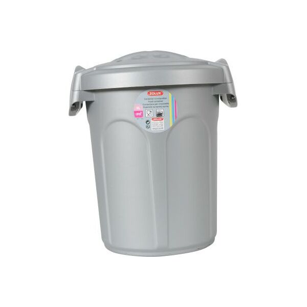 Zolux Pojemnik na żywność Jerry 8 l 24x27x31 cm kol. szary 1107415 8003507702509