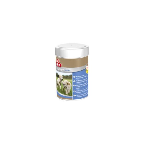 8in1 Preparat witaminowy 8in1 Multi Vitamin- Junior. Opakowanie zawiera 100 tabletek. 1107559 4048422105640