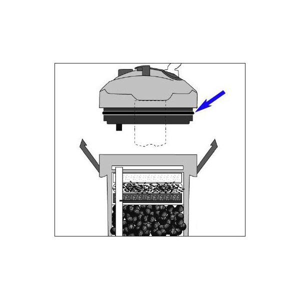 TetraTec  Uszczelka pod głowicę EX 400/700 1108077 4004218167285