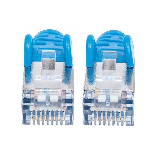 Intellinet Network Solutions Patchcord Cat6A, SFTP, 1m, niebieski (350730) 1116284 766623350730
