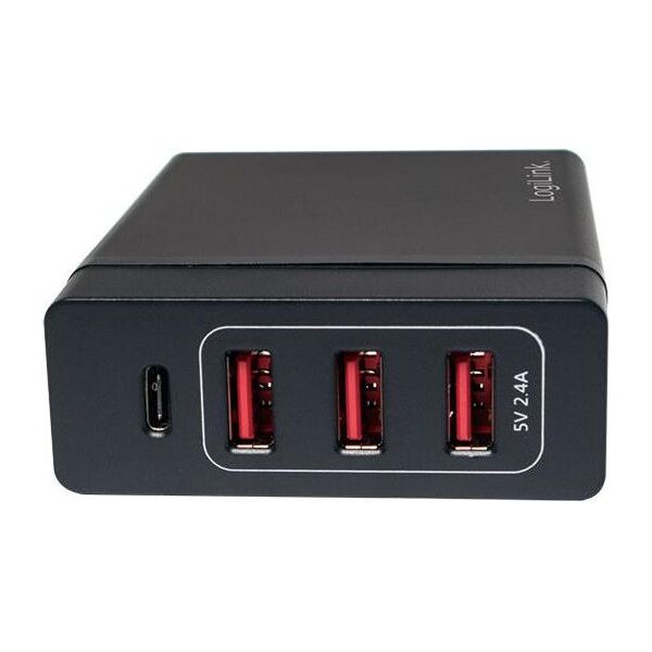 Ładowarka LogiLink 4x USB-A 2.4 A (PA0122) 1116572 4052792038699