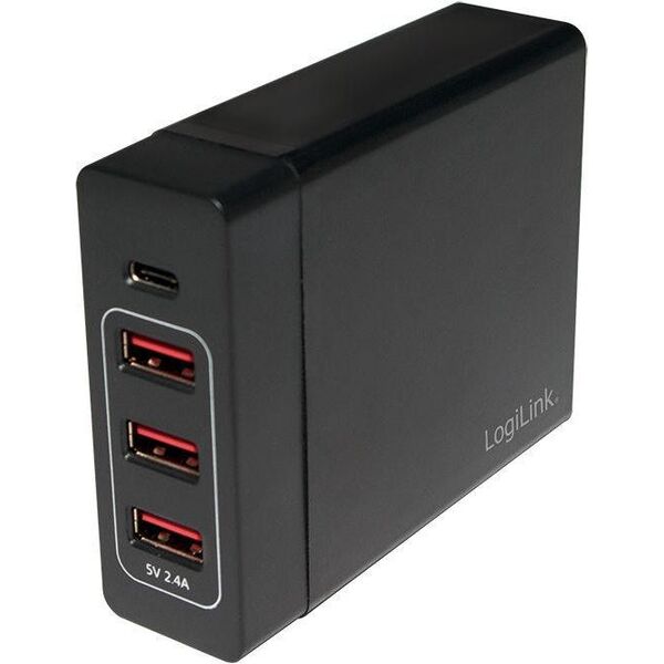 Ładowarka LogiLink 4x USB-A 2.4 A (PA0122) 1116572 4052792038699