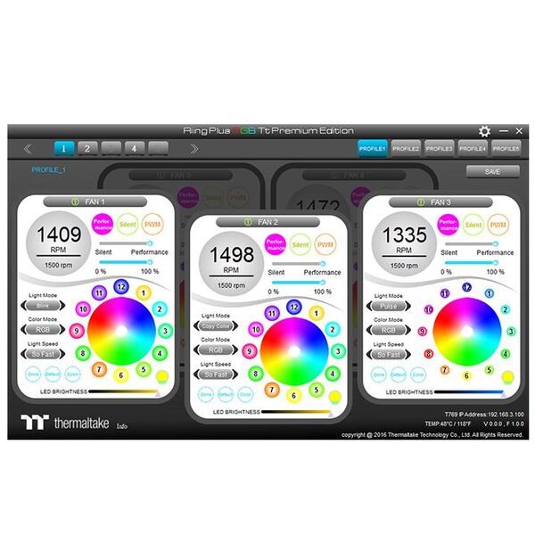 Wentylator Thermaltake Riing Plus 12 LED RGB 3-pack + Hub (CL-F053-PL12SW-A) 1125552 4717964407856