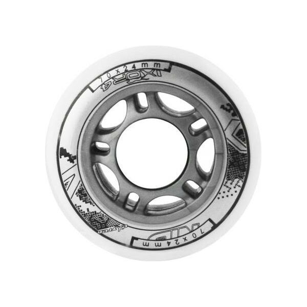 Nils Extreme PU 70x24mm 82A białe kółka (4 szt.) (16-30-008) 1125706 5907695515756