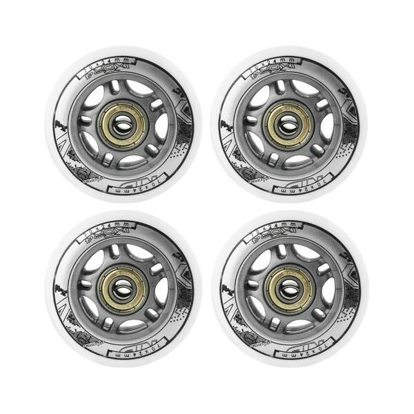 Nils Extreme Kółka PU 76x24 82A białe (16-30-010) 1125708 5907695515770