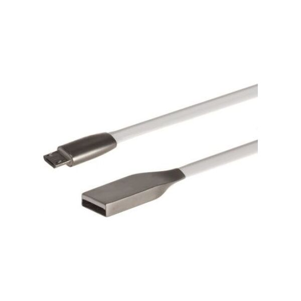 Kabel USB Maclean USB-A - microUSB 1 m Biały (MCTV-833W) 1132836 5902211104384