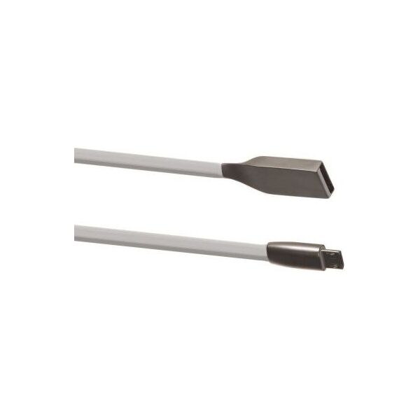 Kabel USB Maclean USB-A - microUSB 1 m Biały (MCTV-833W) 1132836 5902211104384