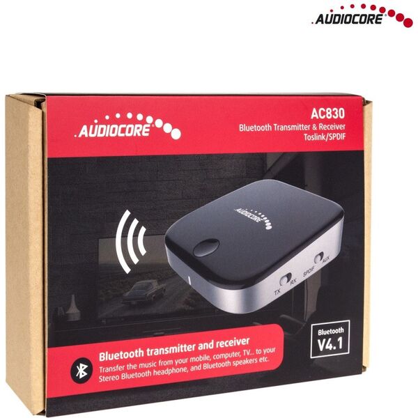 Adapter bluetooth Audiocore AC830 minijack 3,5mm 1137707 5902211105015