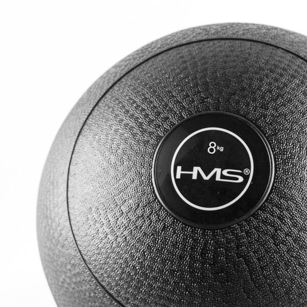 HMS Piłka lekarska Slam Ball Black 8kg czarna (PSB8) 1221946 5907695503654