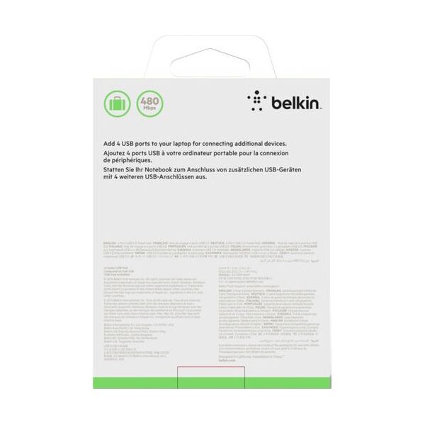 HUB USB Belkin 4x USB-A 2.0 (F4U042BT) 1250957 745883671069