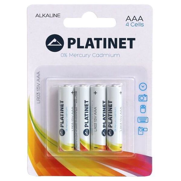 Platinet Bateria Pro AAA / R03 1200mAh 4 szt. 1303110 5907595424653