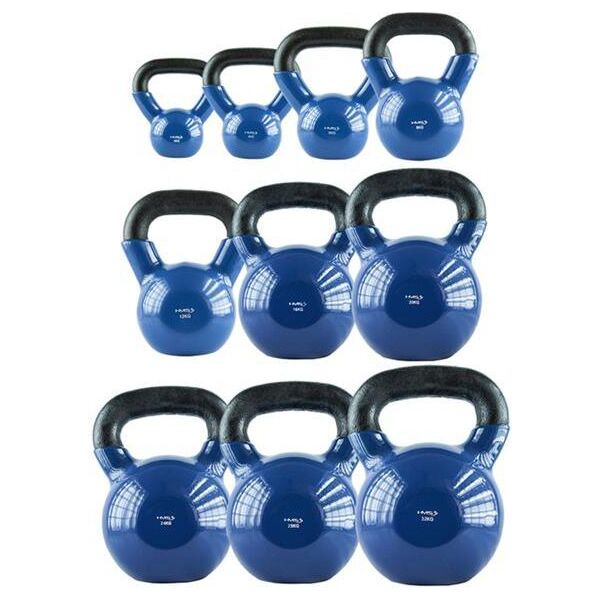 Kettlebell HMS KNV8 gumowany 8 kg 1335362 5907695501476