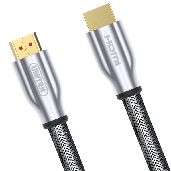 Kabel Unitek HDMI - HDMI 1m srebrny (Y-C136RGY) 1353582 4894160029041