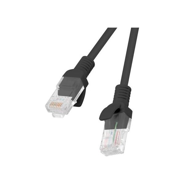 Lanberg Patchcord, Cat6, nieekranowany, 20m, czarny (PCU6-10CC-2000-BK) 1398715 5901969406979