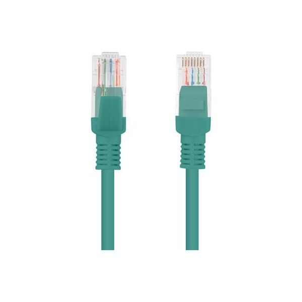 Lanberg Patchcord, Cat6, nieekranowany, 5m, zielony (PCU6-10CC-0500-G) 1398760 5901969409239