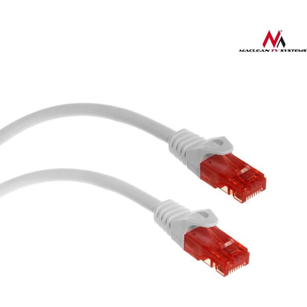 Maclean Patchcord, Cat6, 0.5m, biały (MCTV-300W) 1422392 5902211105893