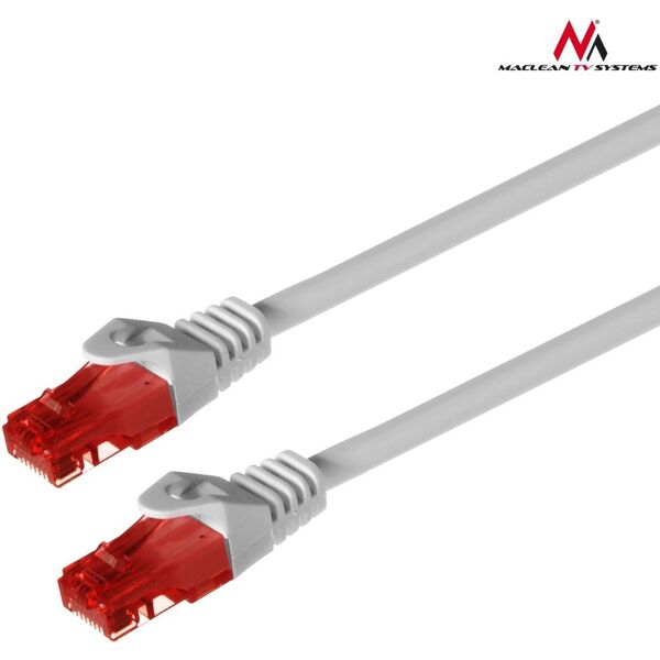 Maclean Patchcord, Cat6, 1m, bialy (MCTV-301W) 1422402 5902211105954