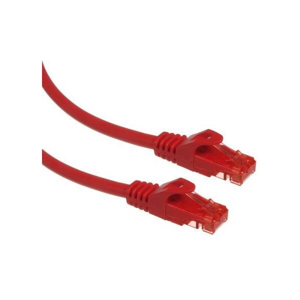 Maclean RJ-45/RJ-45, kat.6, U/UTP, czerwony, 3m (MCTV-303R) 1422490 5902211106098
